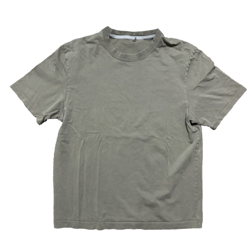 Lululemon Heavyweight Cotton Jersey T Shirt Size Small Green Brown